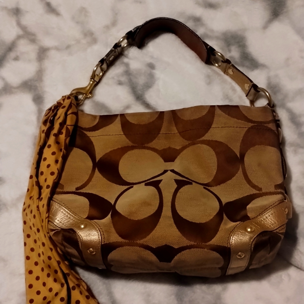 Original brown Coach handbag